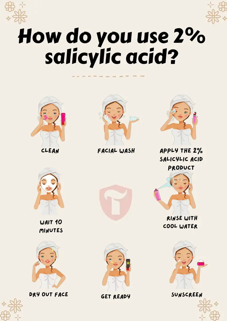 How do you use 2% salicylic acid