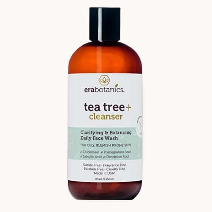 best Tea Tree oil cleanser for combination acne prone skin