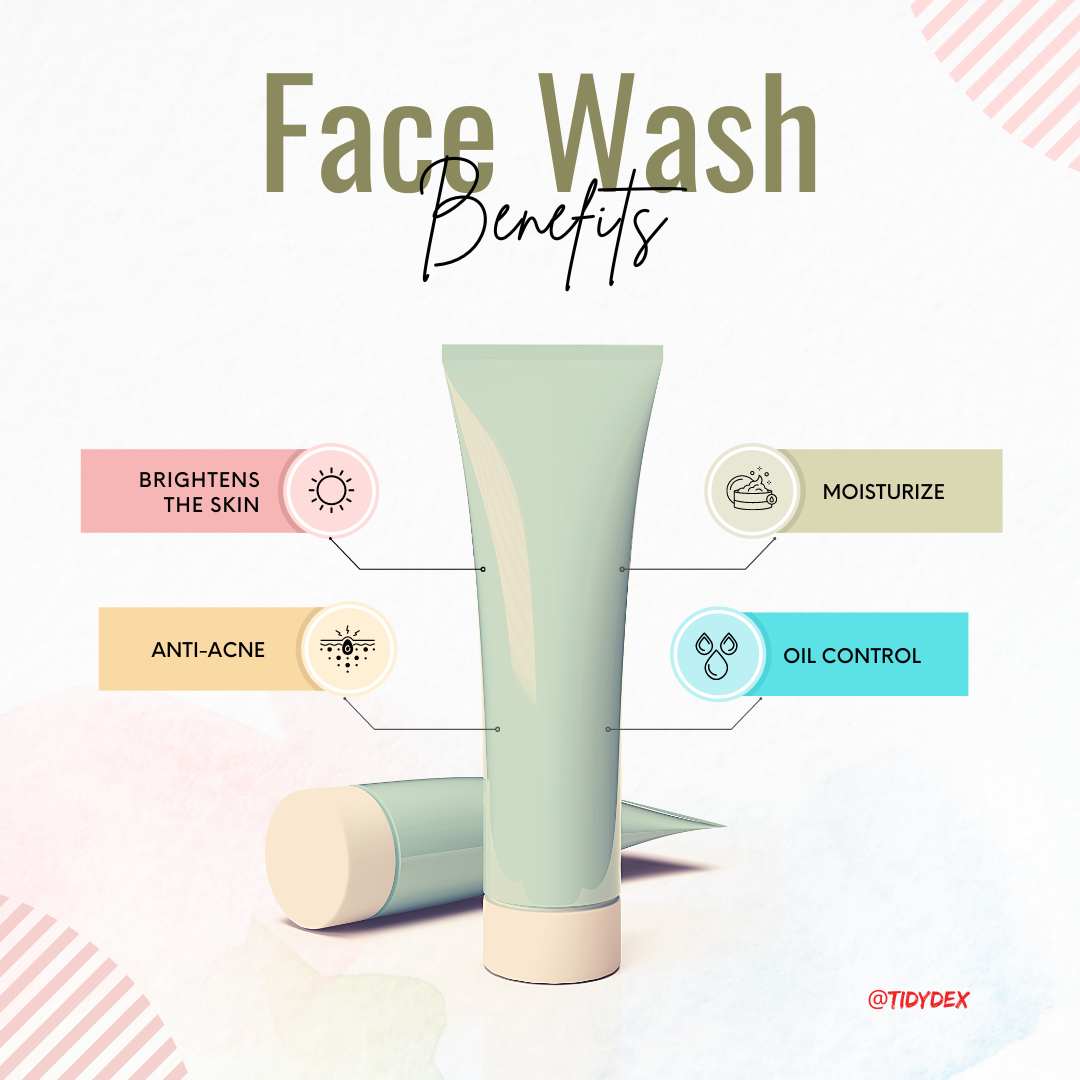 How can a face wash help with menopausal acne?